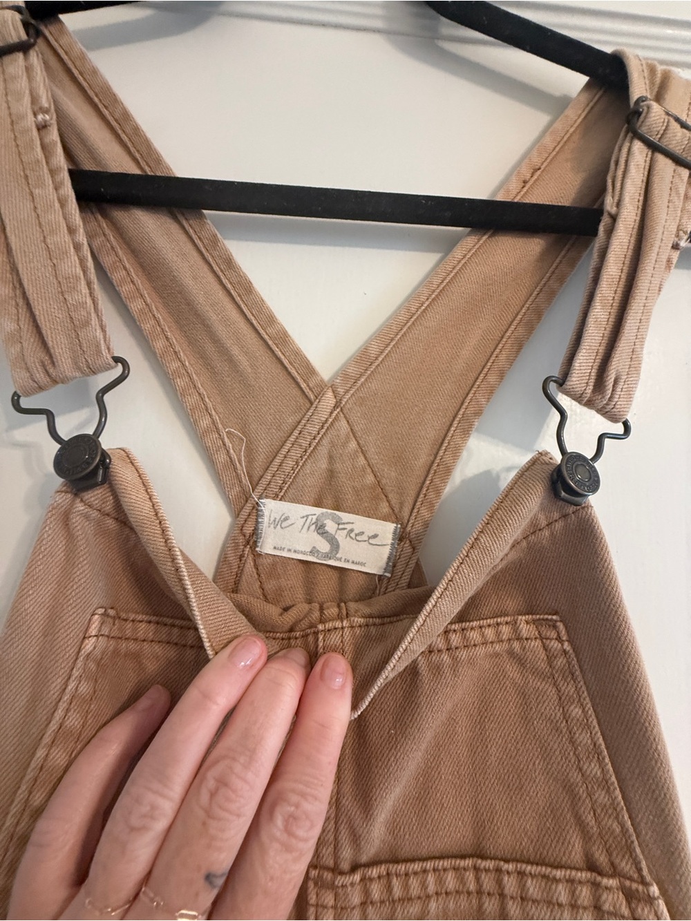 Free People Ziggy Women's Tan Overalls